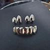 Double-sided Hip Hop Halloween Stage Set with False Teeth for Men and Women