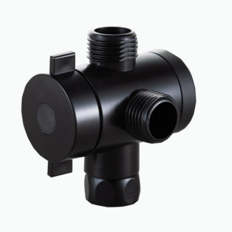 Nowy złączka G1/2 cala Akcesoria łazienkowe 3-drożny regulowany zawór rozdzielający głowicę prysznicową przełącznik 3 tryby adapter mosiądz 1 szt.