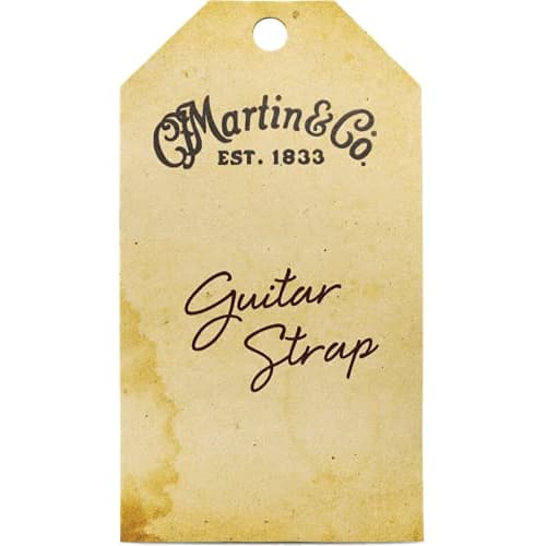 Martin/Cotton Weave Pickholder Strap Brown 18A0105 Martin Strap