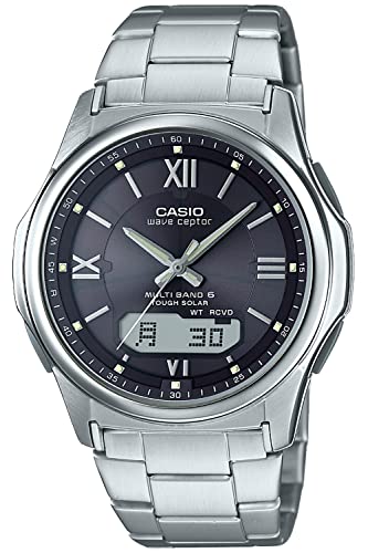 

Casio Wave Ceptor Wristwatch (Official Japanese Product) Radio-Controlled Solar Watch WVA -M630D-1A4JF Silver / -M630D-7A2JF Men s Silver
