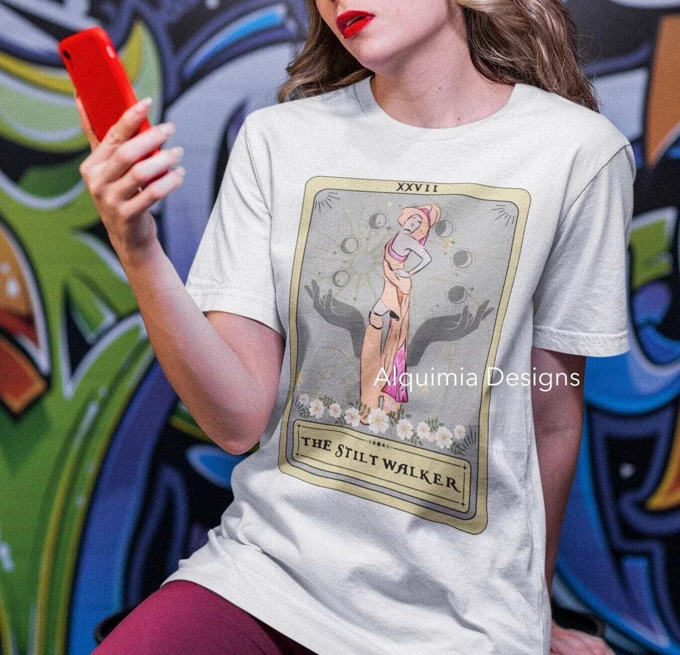 The Stilt Walker Tarot Card Shirt Circus XL
