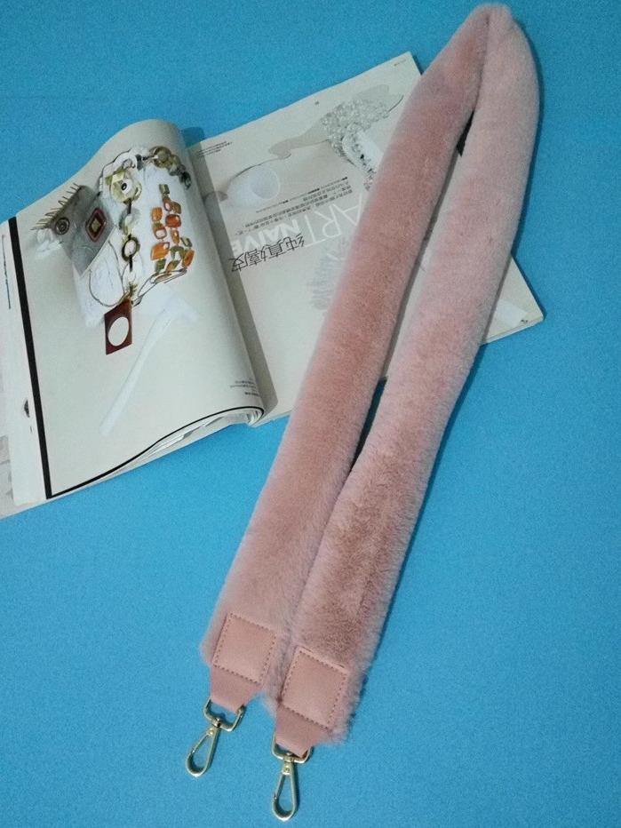 Women's Plush Wide Fur Shoulder Strap for Bags - Versatile Replacement for Crossbody and Single Shoulder Bags