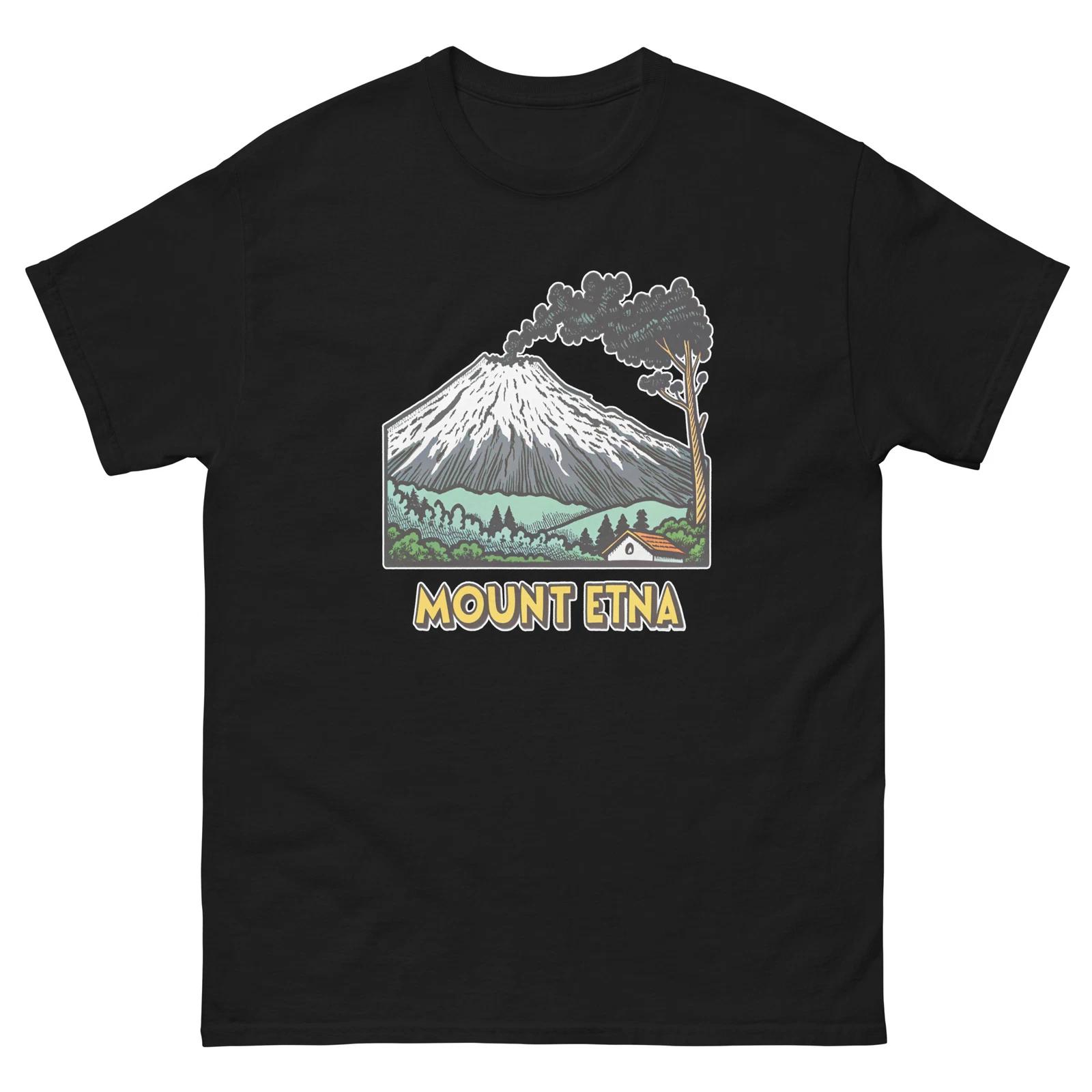 

Mount Etna Attraction Landmark Travel T-Shirt S