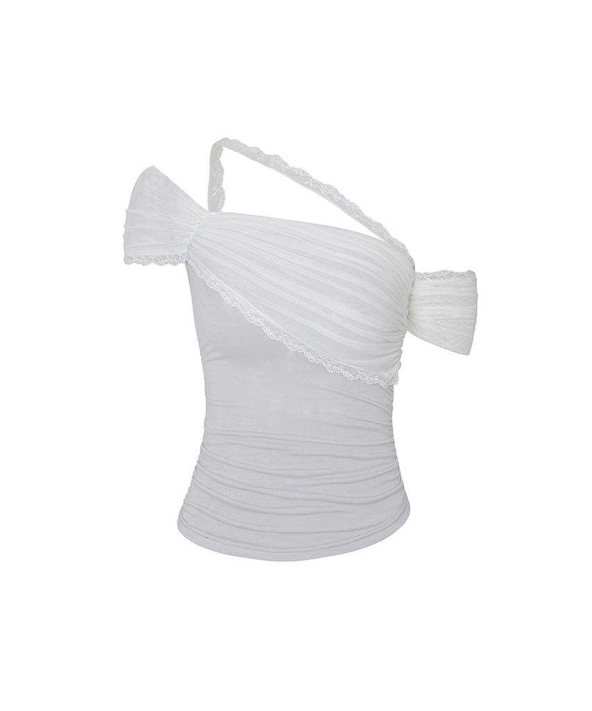 PAINORPLEASURE Maria Top Light Gray