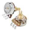 Stabile Leistung Gitarrenpotentiometer Langer Schaftknopf 24 Zähne für Signal E-Gitarre Bass Lautstärke Tonregelung