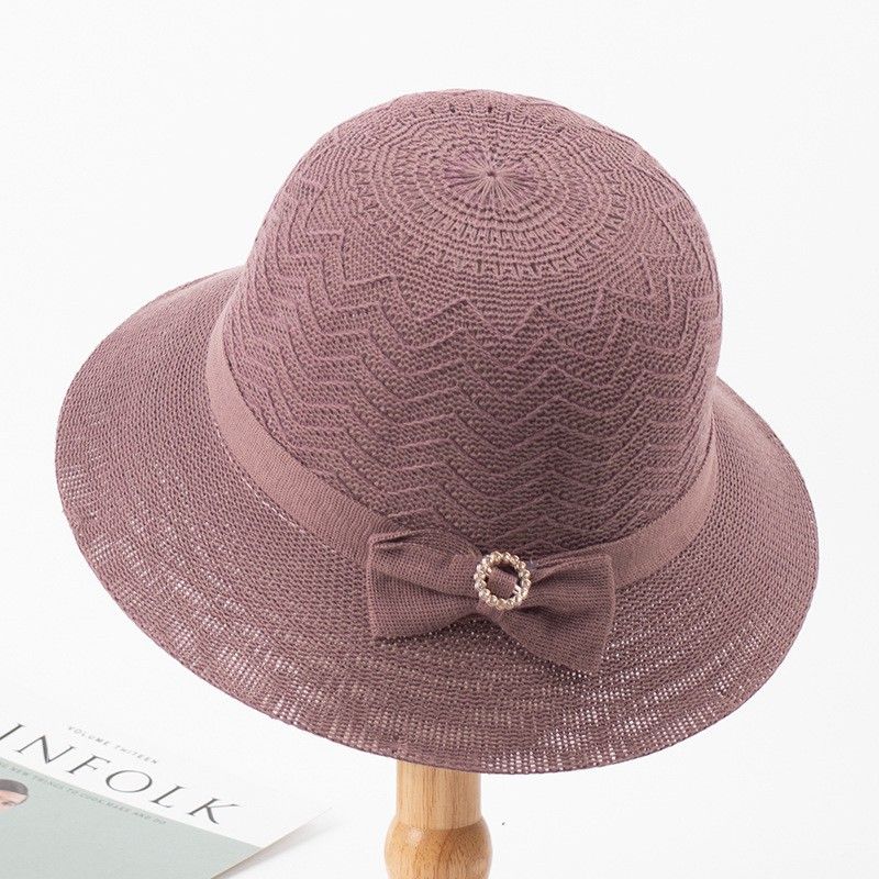 Women's Sunscreen Hat Thin Outdoor Folding Straw Hat New Hollow Breathable Straw Hat