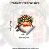 Sticker Watercolor Festive Robin Wool Wall Sticker for Decorating The Living Room Wall Surface