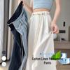 Summer 2026 Ice Silk Cotton-Linen Wide-Leg Sun Protection Pants - Women's Casual Thin Yamamoto Style