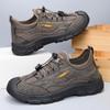 Men's Spring/Autumn Non-Slip Breathable Hiking Shoes - Versatile, Fashionable, Soft Sole, Wear-Resistant Casual Dad Shoes