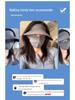 Women's UV Protection Visor Hat with Face Covering and Large Brim