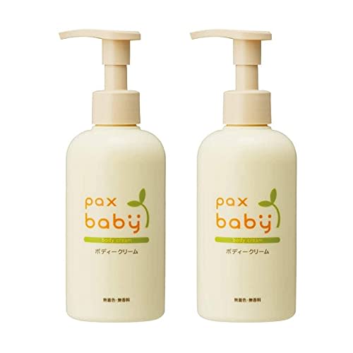 Taiyo Yushi Pax Baby Body Cream, Pump Type, 180g, 2 Bottles