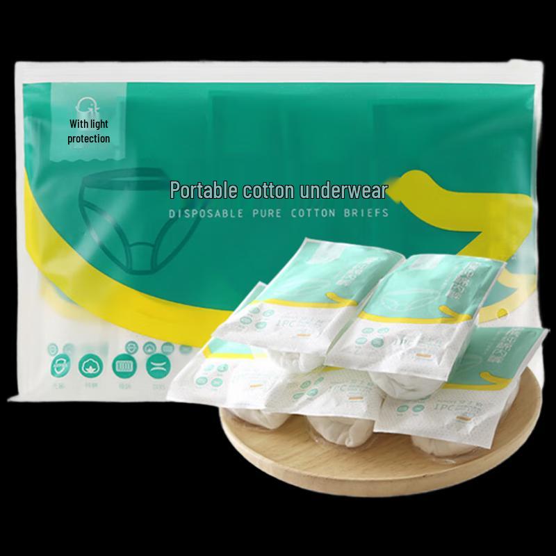Time Women's Pure Cotton Disposable Underwear