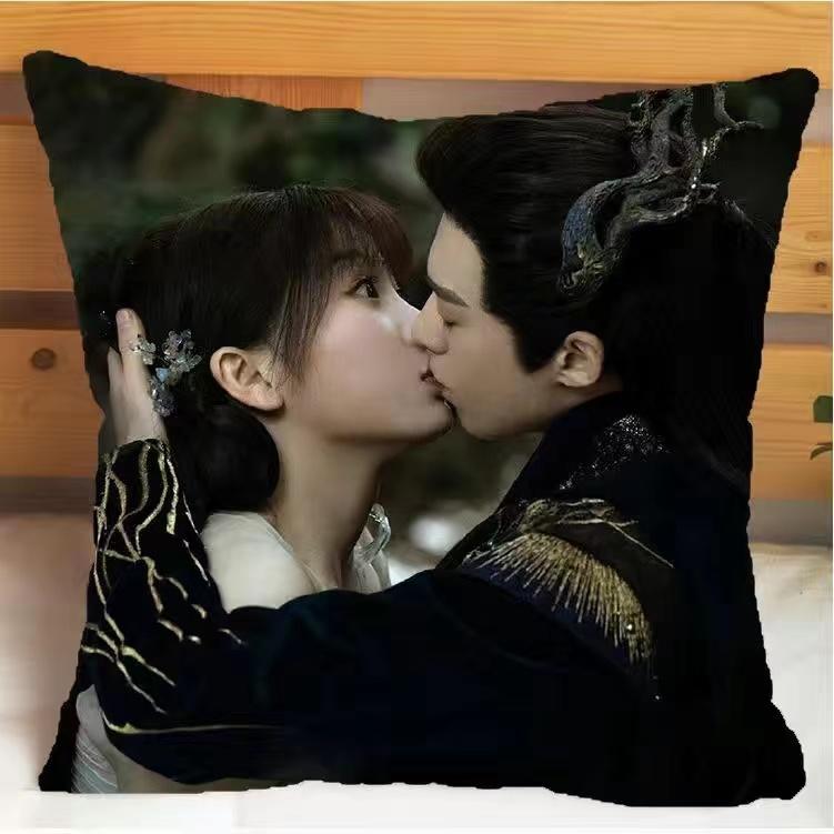Wang Hedi Yu Shuxin HD Poster Bilder Zweiseitiger Druck Kissenbezug TV Canglanjue Drama Szenenbilder Fotos Auto Kissenbezug