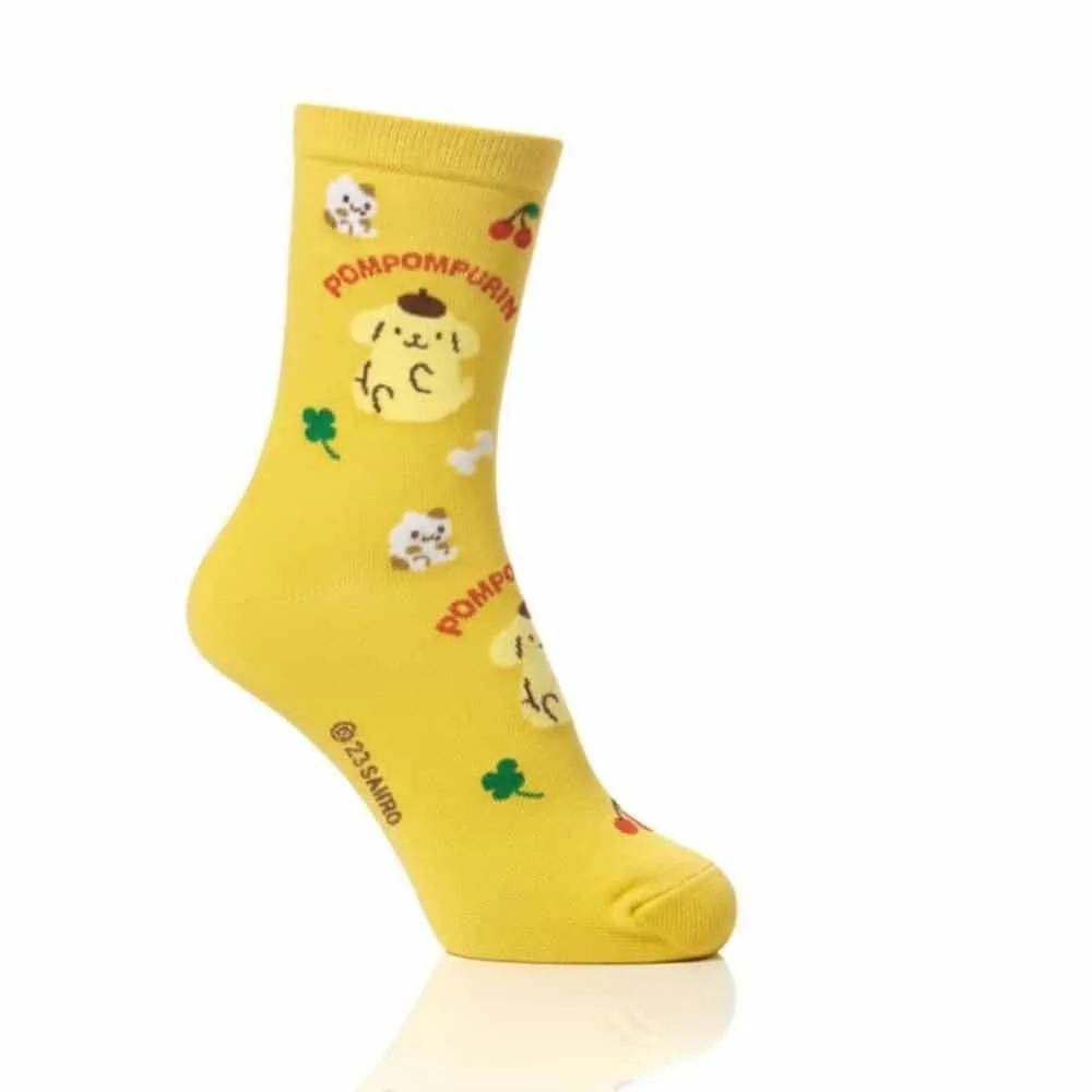 [Sanrio] Pompompurin Socks, Accent Socks, Character Socks