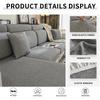 Jacquard Sectional Couch Cover Stretch Individually Sofa Cushion Cover Anti Slip Sofa Slipcover Dogs Cats Furniture Protector