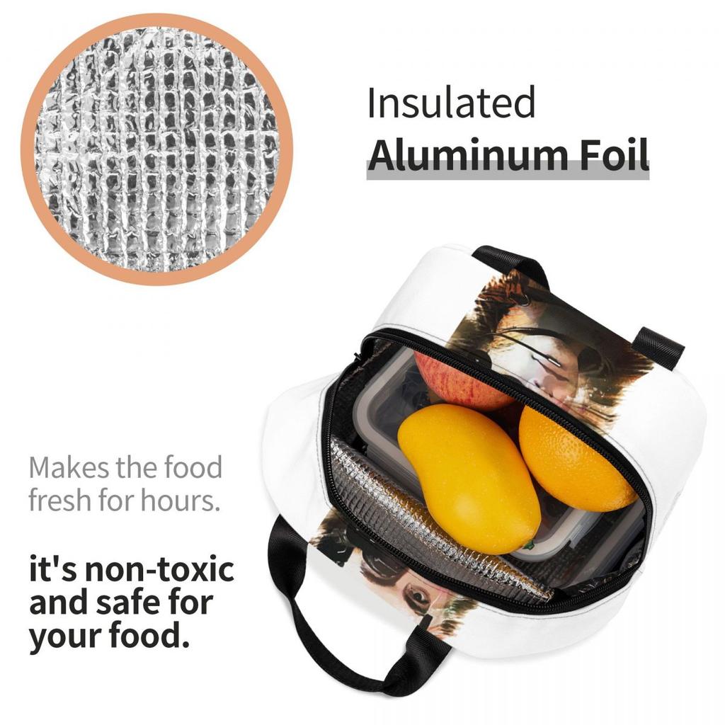 Bolsa Térmica para Almoço Universal Soldier Jean Claude Van Damme para Crianças Cooler Escolar Caixa Térmica para Alimentos Bolsa Tote Recipiente para Lancheiras