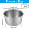 1Pcs Sauce Dipping Bowl Stainless Steel Dipping Cups Sauce Dishes 45/55ml Mini Seasoning Cups for Soy, BBQ, Sushi, Party