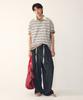 STUDIO TOMBOY [Men] Multi Stripe Collared T-Shirt_Ivory 9156222211