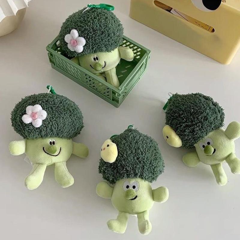 Cute Broccoli Plush Toy Small Pendant Versatile Cauliflower Bag Pendant