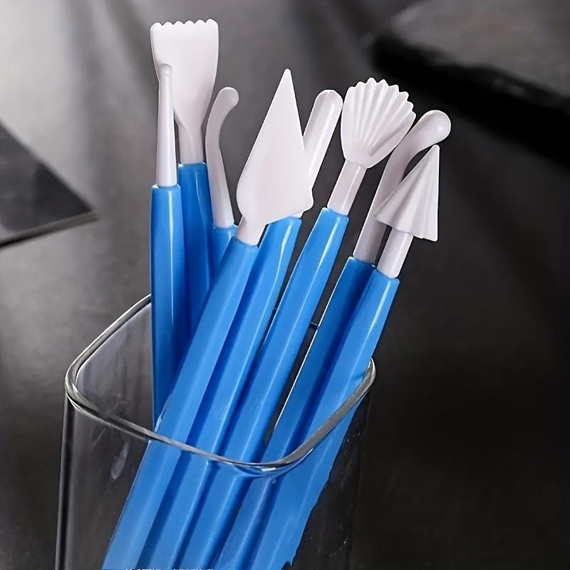 8cps, Clay Modeling Sculpting Tools, Dual Head Design, Multiple Shapes, Widely Used - Ceramic Clay Molding Clay Embossing Tool.