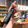 Mahjong Christmas Keychain Cute Couple Night Horror Pendant Decoration Car Key Chain Doll Cartoon Doll