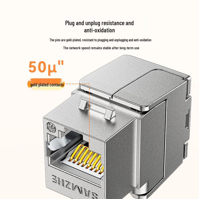 SAMZHE CAT6A Shielded Network Module