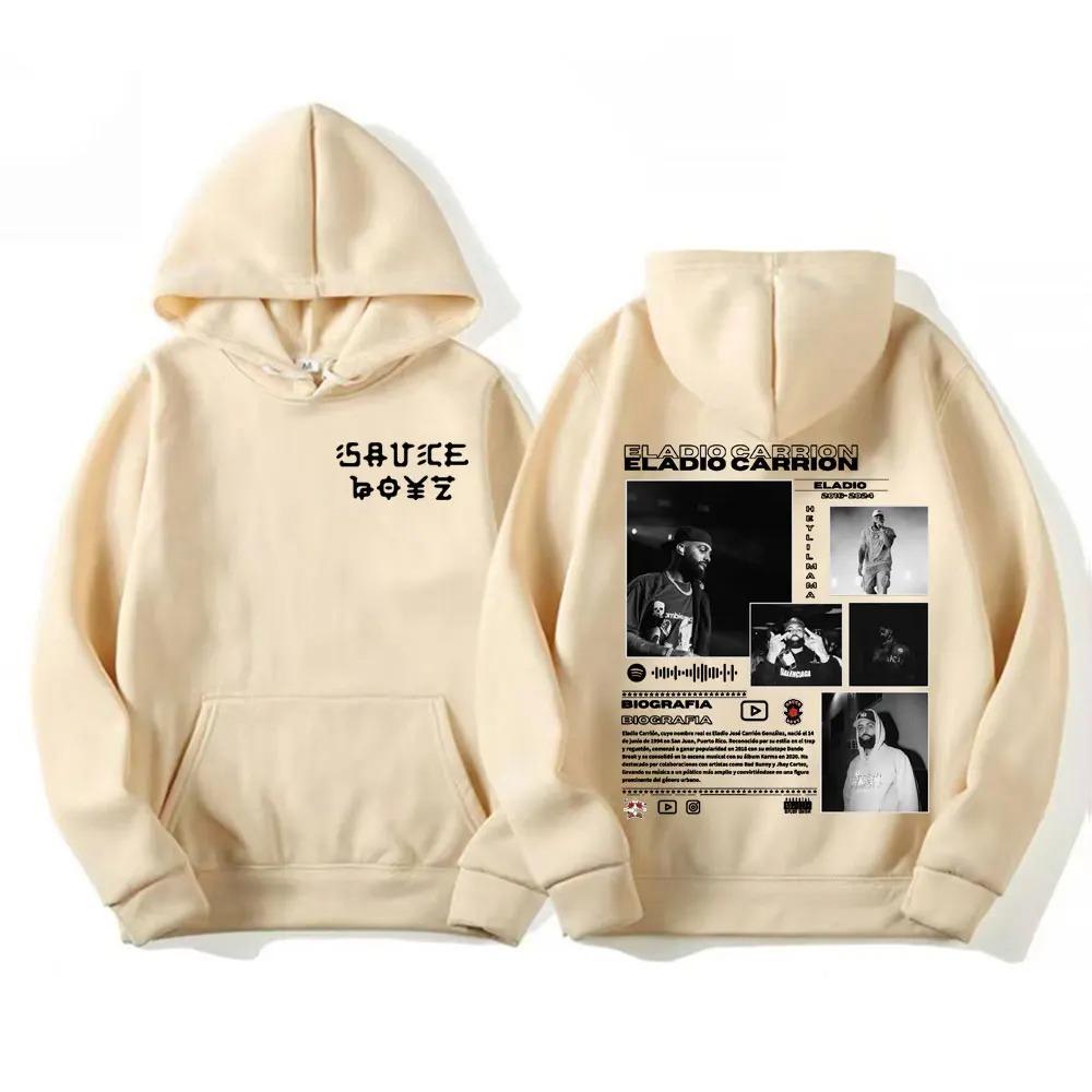Rappeur Eladio Carrion album Merch sweat à capuche Hip Hop Punk Harajuku Hommes Femmes Sweat à capuche Haute qualité