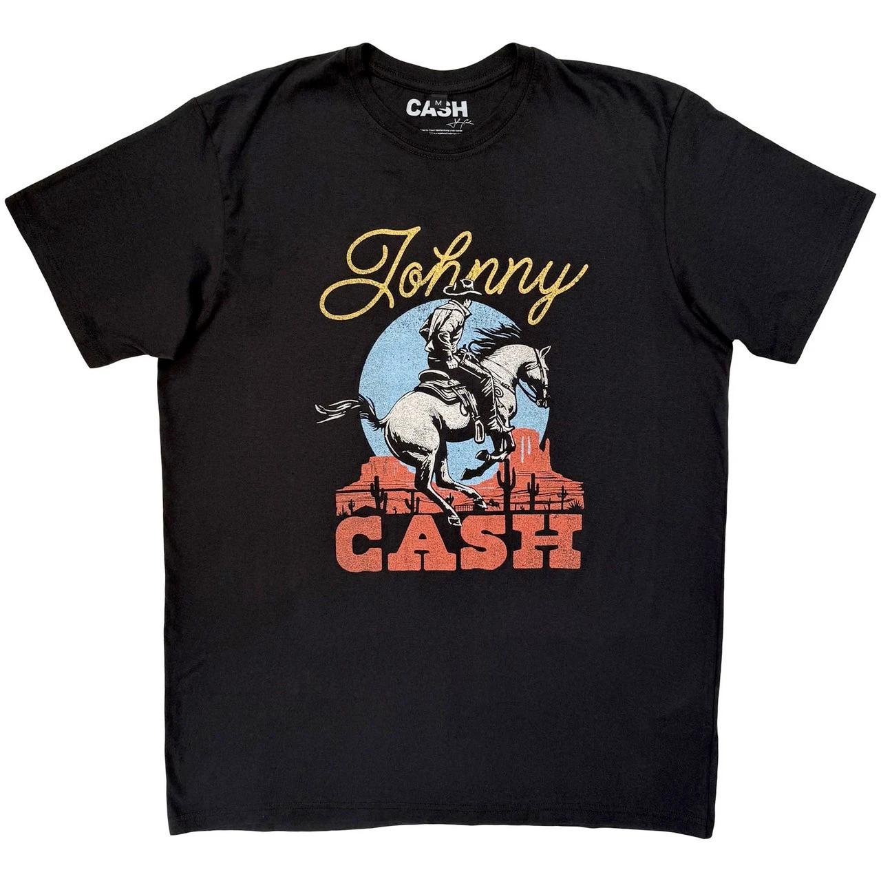 Johnny Cash - Cowboy - Black Carbon t-shirt L
