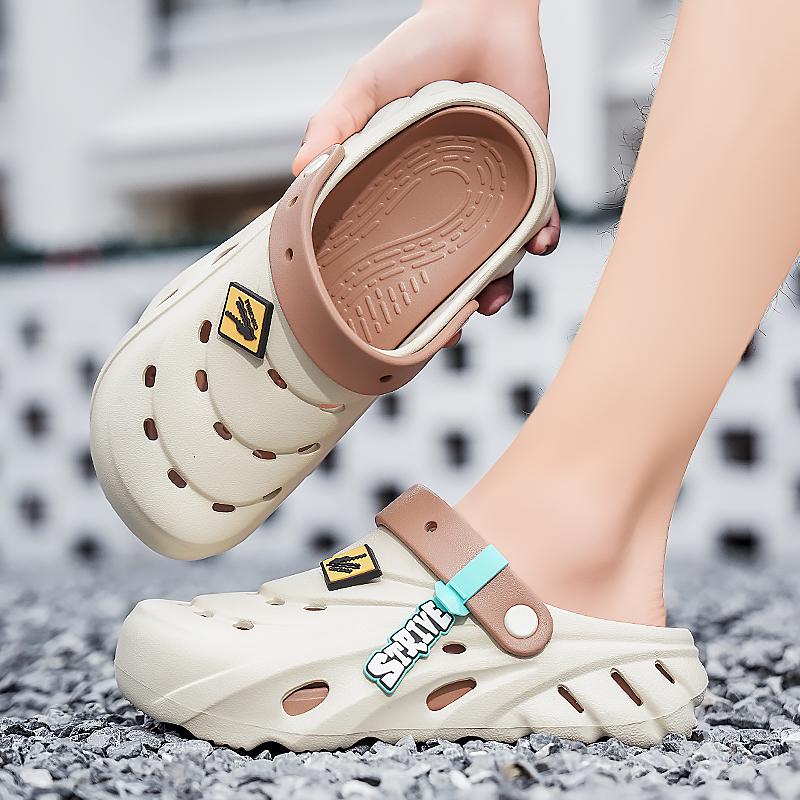 

Летние уличные сандалии для мужчин и женщин, дышащие походные туфли, вода, пляж, мужские сандалии, кемпинг, скалолазание, аква 39-40 коричневый