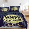3pcs Halloween Night Bedding Set - 1 Soft Quilt Cover + 2 Pillowcases, Machine Washable - Suitable for All Seasons, Perfect Gift for Family