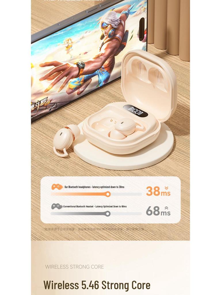 2024 TWS Sleep Noise-Canceling Wireless Bluetooth M72 In-ear Headphones
