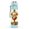 1PC Holy Chalice Wheat Symbol 750ml Color Plastic Sports Water Bottle Leakproof Flip Straw Lid Suitable for Sports Office Home Use