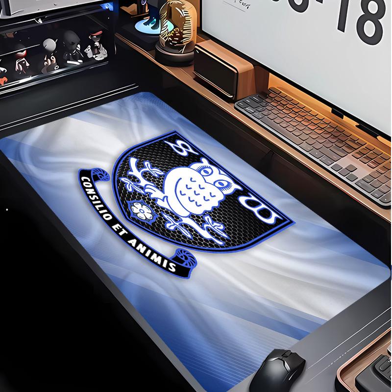 Sheffield Wednesday Football Pattern Mouse Pad Non?Slip Rubber Base Gaming Mousepad For Desk Office Home