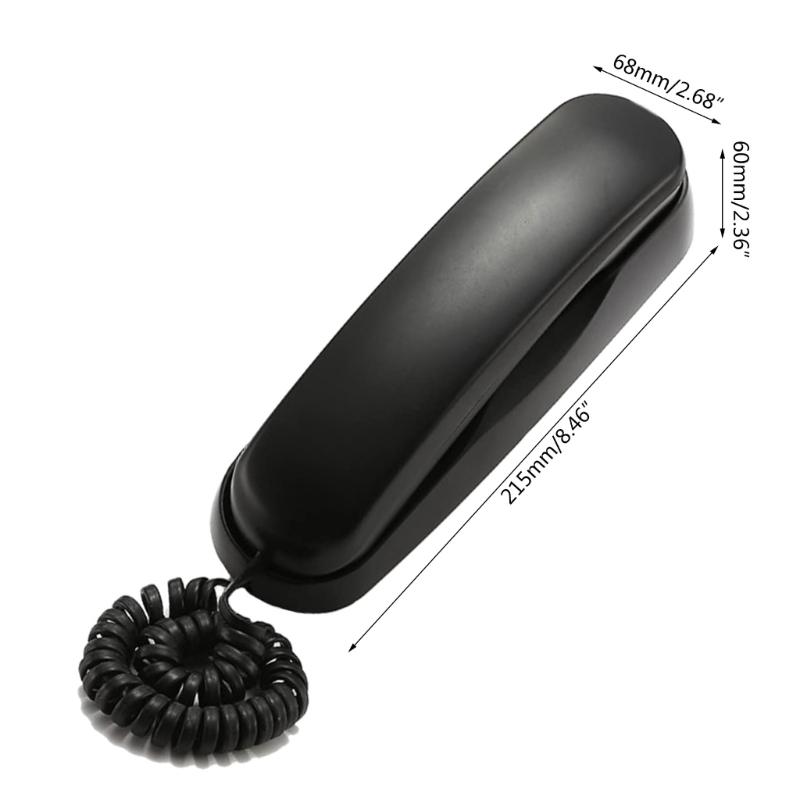 Aiek TC-990 Bürotelefon Festnetz Wandtelefon Pause Stumm- und Wahlwiederholungsfunktion Feuchtigkeitsbeständiges Dünnleitungs-Schnurtelefon Hotel Home