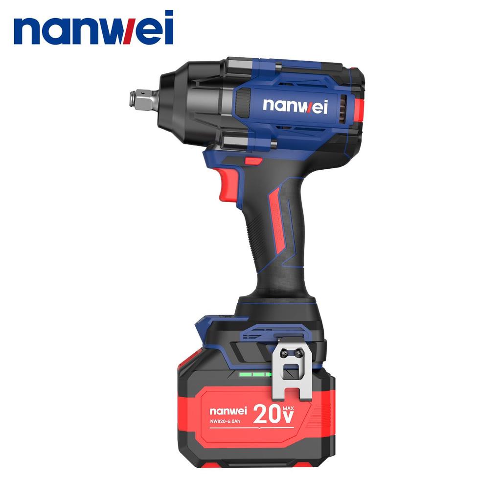 NANWEI 800N Electric Impact Wrench, Size 1/2, Adjustable Torque 500N/600N/800N