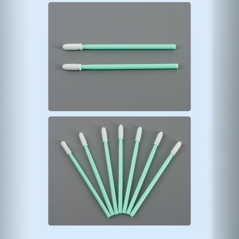 100Pcs/Pack Small Pointed Tips Cotton Micro Swab Anti-Static Dust Free Swab Stick For Cleaning Laser Len Protective Window Heads