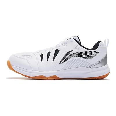All-Around King Fabric Synthetic Leather Line Print Shock Absorption Non-Slip Wear-Resistant Breathable Low-Top Badminton Shoes AYTP011-15