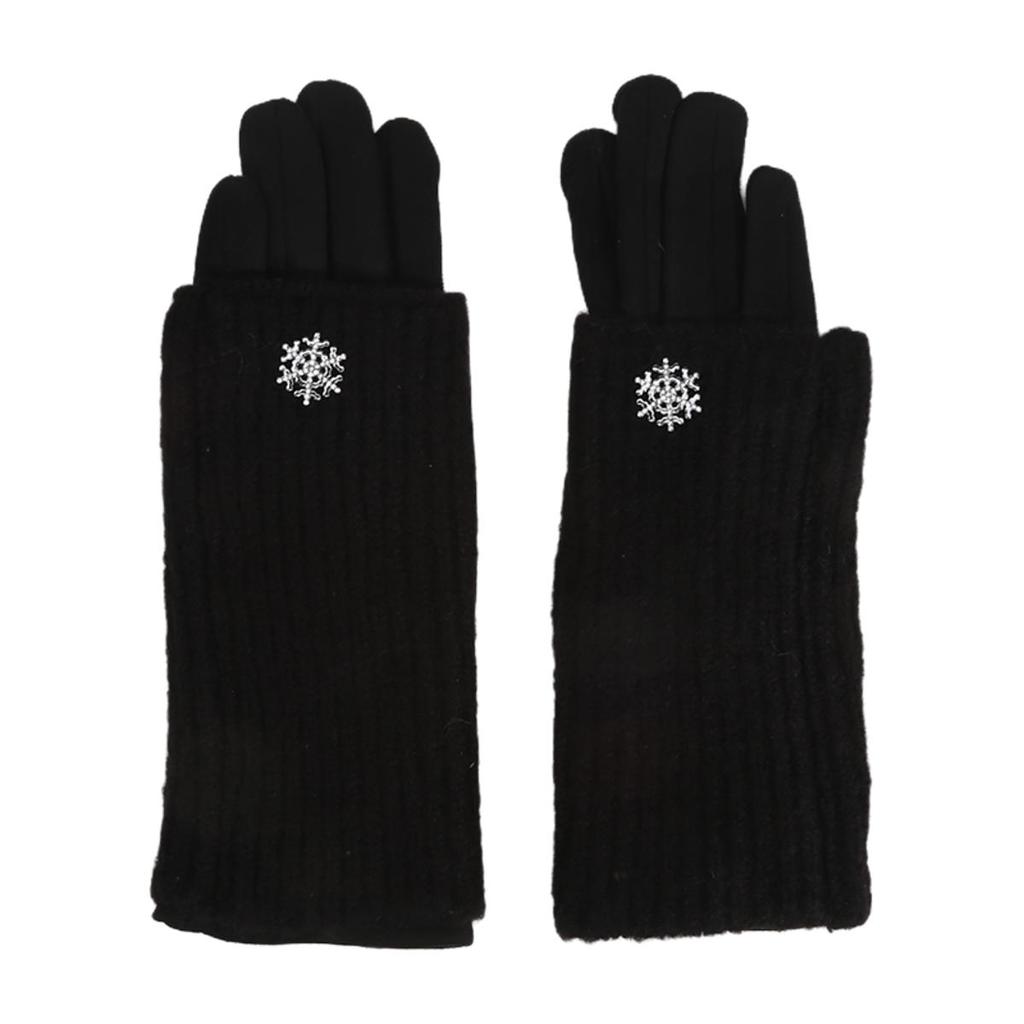 3 Ways To Wear Removable Knitted Gloves Women Winter Keep Warm Touch Screen Fashion Elegant Soft Thickened Prevent Cold Gloves