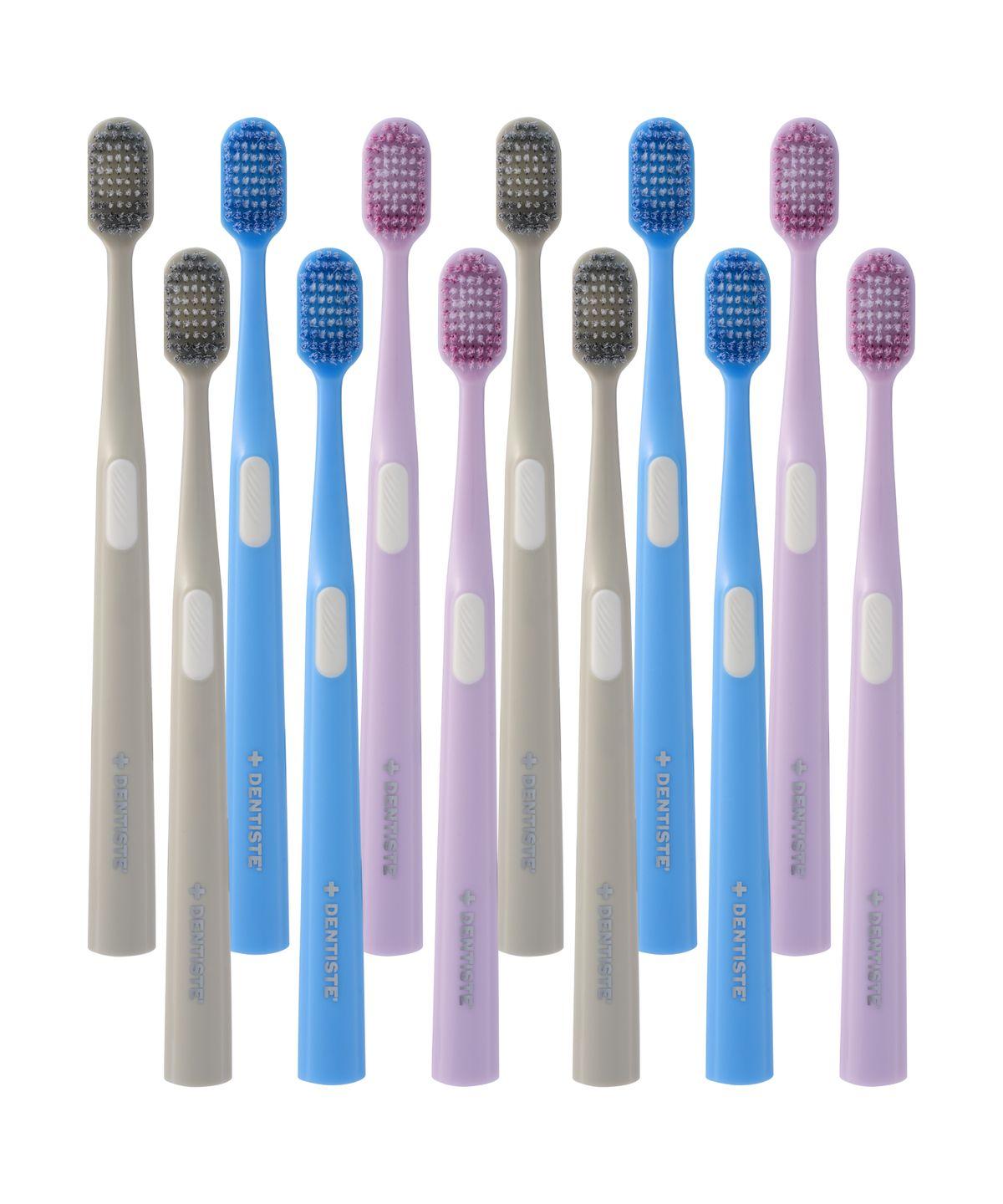 Advanced Care Wide Spiral Bristle Toothbrush x 12 (Random Color)