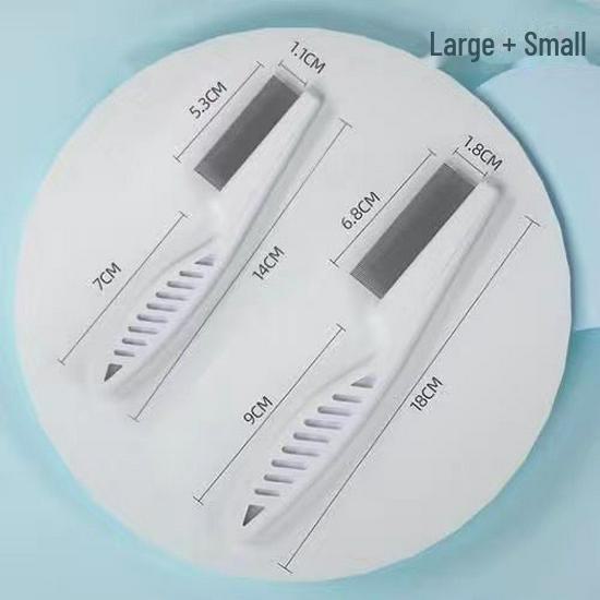 Pet Flea Removal Comb: Stainless Steel Dense Tooth Brush for Cats and Dogs