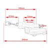 Motorcycle Rear Brake Pump Master Cylinder Replacement Part For XT250 XG250 WR250F WR250R WR250X WR450F YZ125 YZ250
