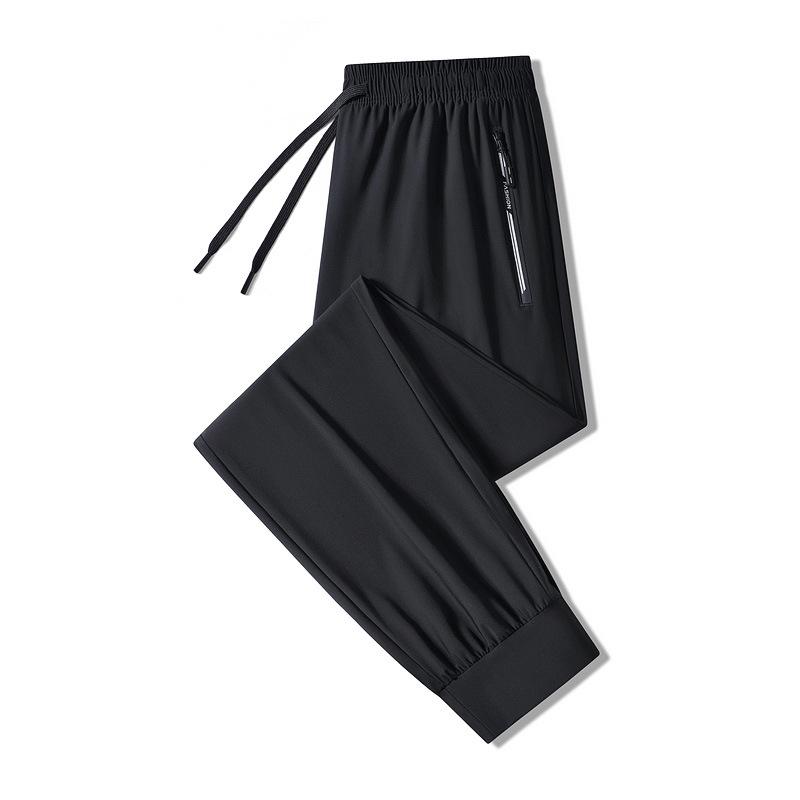 Men's Quick-Dry Ice Silk Joggers - Summer Casual Loose Fit Pants