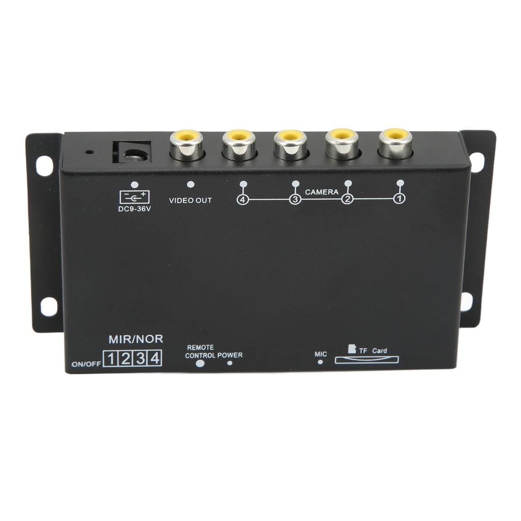 Digitaler Videorekorder für das Auto, 4-Kanal 720P, kompaktes Design, geeignet für Schulbusse, große LKWs und Yachten, ABS + Metallkonstruktion