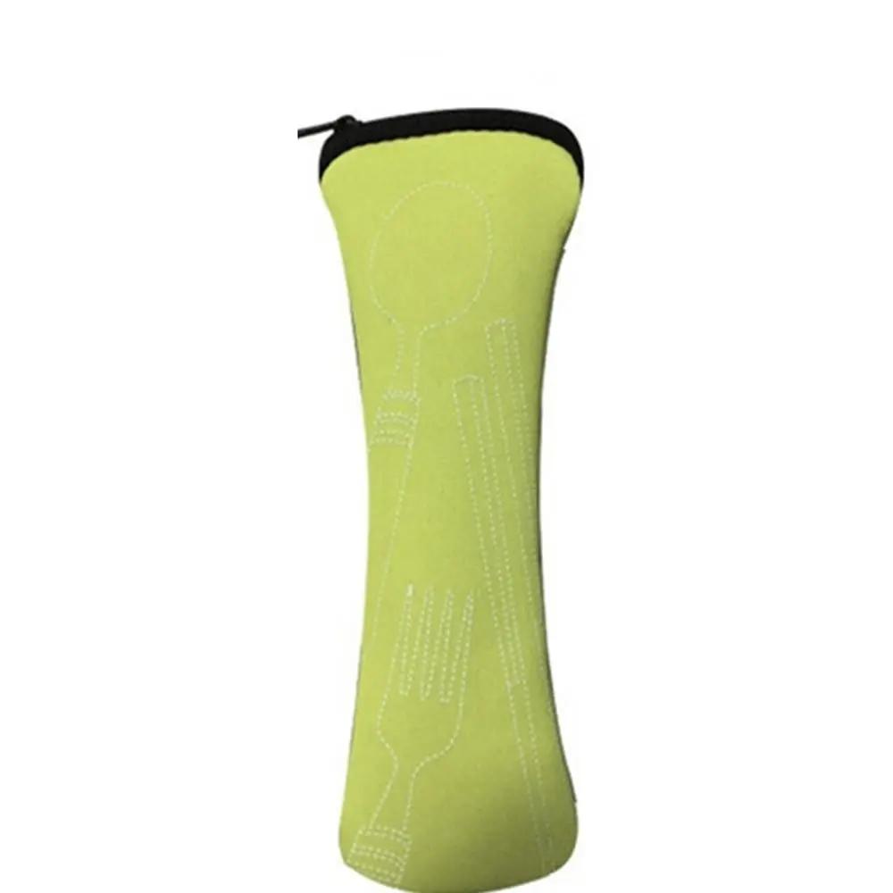 Without Dinnerware Tableware Bag New Travel Packaging Picnic Fork Spoon Storage Box Portable Tableware Case Home Kitchen