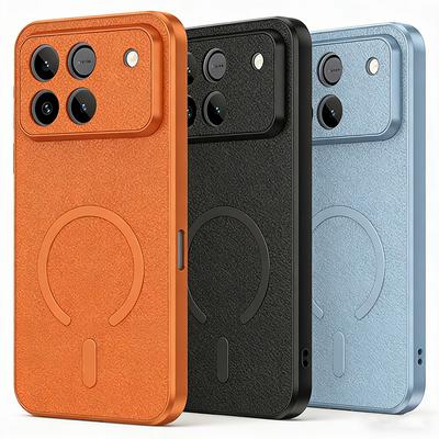 Goat Leather Magnetic Ring Case Case For Honor Win Honor 500 Pro Honor500 Full-Body Protection Cover
