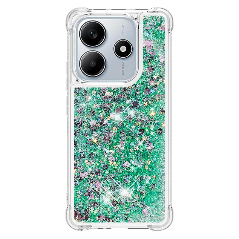 Custodie Note14 5G Custodia Sabbie Mobili per Redmi Note 14 5G Cover Morbida Liquida Bling per Custodia Telefono Xiaomi Redmi Note 14 5G Capa