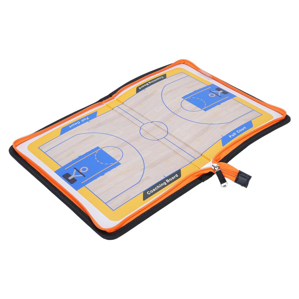 Basketbalová trenérská tabule Skládací Zapínání na zip Magnetická basketbalová podložka pro trénink zápasů