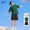 Men's Pure Cotton Short Sleeve Shorts Sport Set