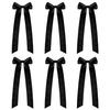 6 Pcs Candlestick Bow Decor Large Candle Holder Ribbon Bows Dining Table Centerpieces for Gift Wrapping Wedding Bridal Shower Bachelorette Party Decor