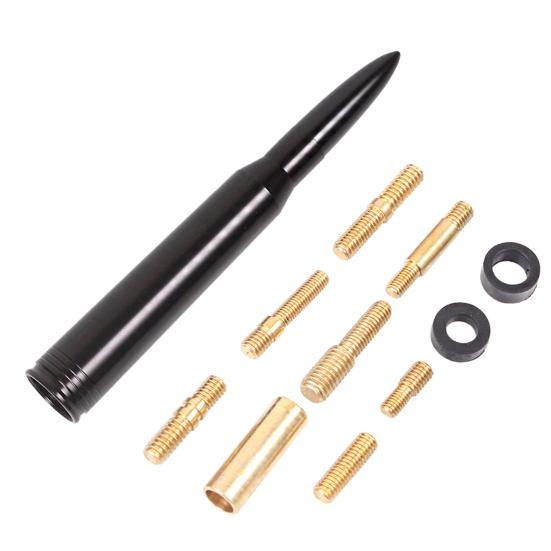 

LKT041 Универсальная автомобильная антенна из сплава, сменная алюминиевая антенна с коротким наконечником калибра для чёрный